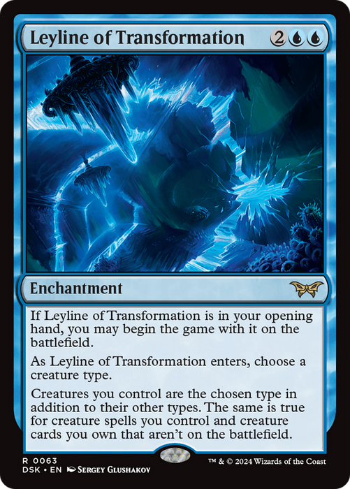 Leyline of Transformation (DSK-063) - Duskmourn: House of Horror Foil - for just $0.17! 