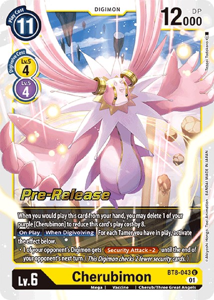 Cherubimon [BT8-043] [New Awakening Pre-Release Cards] - Just $0.10! Shop now at Retro Gaming of Denver