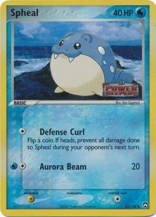 Spheal (65/108) (Stamped) [EX: Power Keepers] - for just $12! 