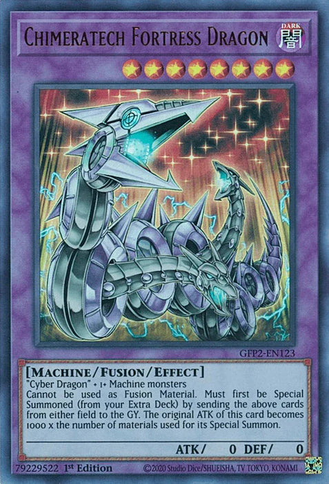 Chimeratech Fortress Dragon [GFP2-EN123] Ultra Rare - for just $0.95! 