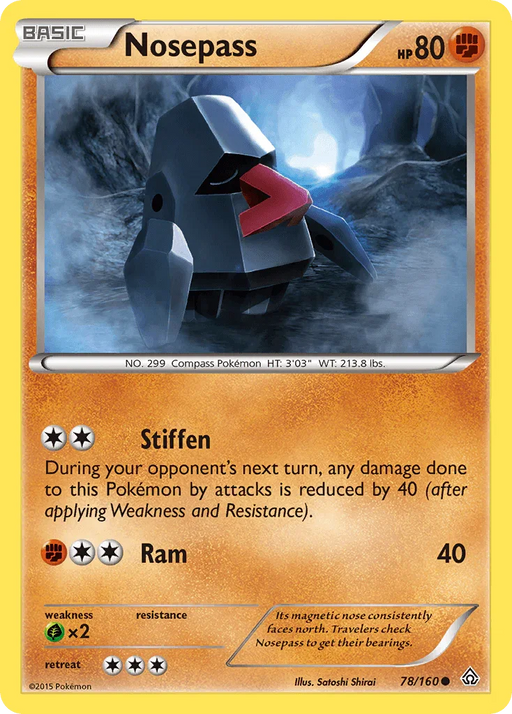 Nosepass (78/160) [XY: Primal Clash] - for just $0.10! 