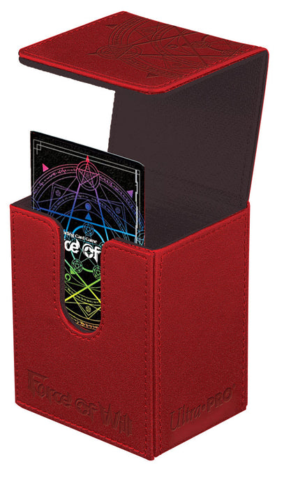 Ultra PRO: Flip Box - Force of Will (Red Card Back) - for just $0! 