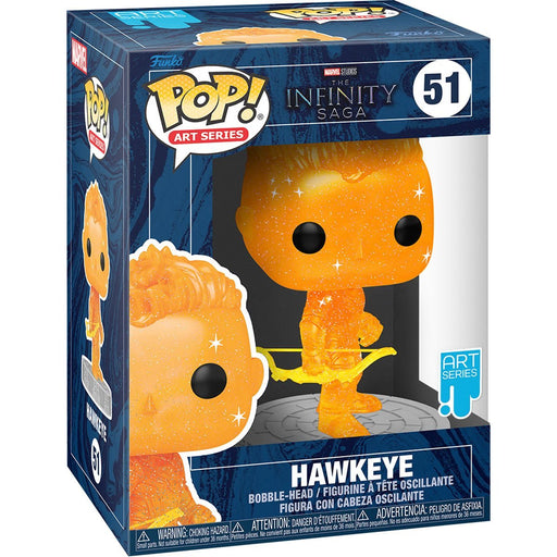 Funko Pop! Avengers Infinity Saga: Hawkeye Orange Artist Series - Premium Figure - Just $14.95! Shop now at Retro Gaming of Denver