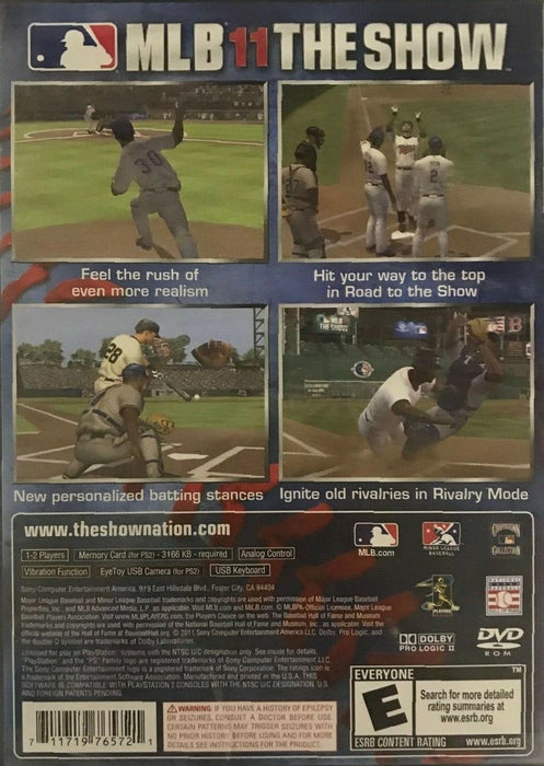 MLB 11: The Show – PlayStation 2 (PS2) - for just $6.99! 