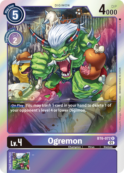 Ogremon [BT6-072] [Double Diamond] - Just $0.09! Shop now at Retro Gaming of Denver