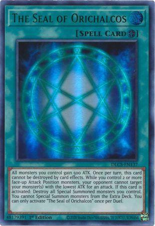 The Seal of Orichalcos (Green) [DLCS-EN137] Ultra Rare - for just $0.40! 