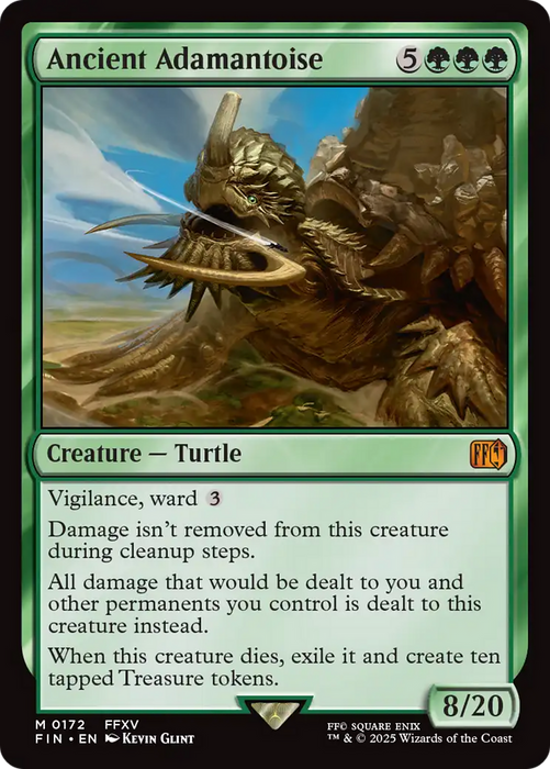 Ancient Adamantoise (FIN-172) - FINAL FANTASY Foil - for just $2.01! 