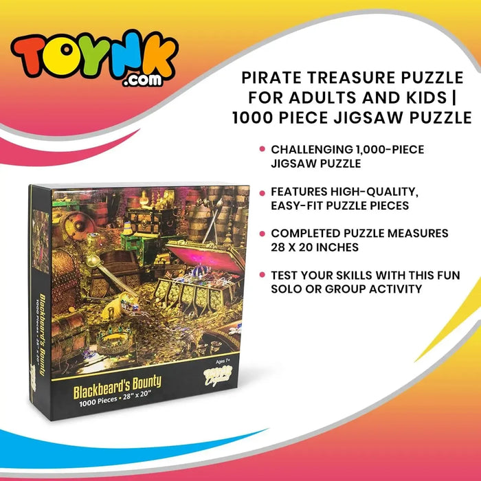 Blackbeard's Bounty 1000 Piece Jigsaw Puzzle Toynk - for just $19.99! 