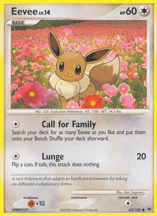 Eevee (62/100) [Diamond & Pearl: Majestic Dawn] - for just $1.55! 