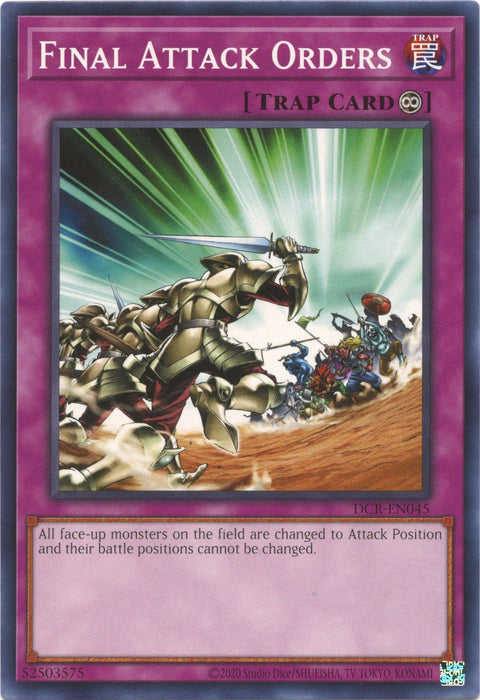Final Attack Orders (25th Anniversary) [DCR-EN045] Common - for just $0.15! 