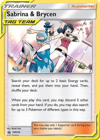 Sabrina & Brycen (SM246) [Sun & Moon: Black Star Promos] - for just $0.20! 