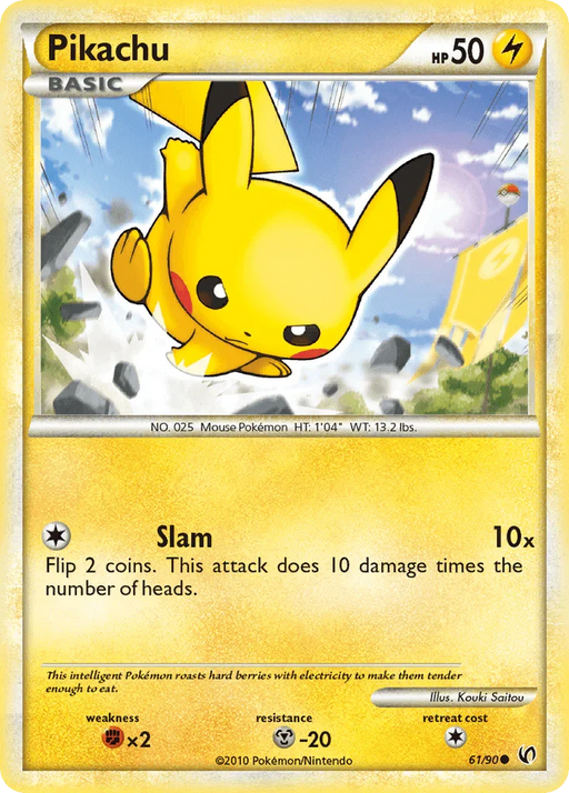 Pikachu (61/90) [HeartGold & SoulSilver: Undaunted] - for just $5.15! 
