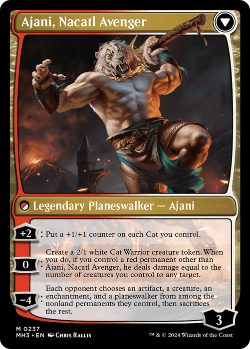 Ajani, Nacatl Pariah // Ajani, Nacatl Avenger [Modern Horizons 3] - Just $3.55! Shop now at Retro Gaming of Denver