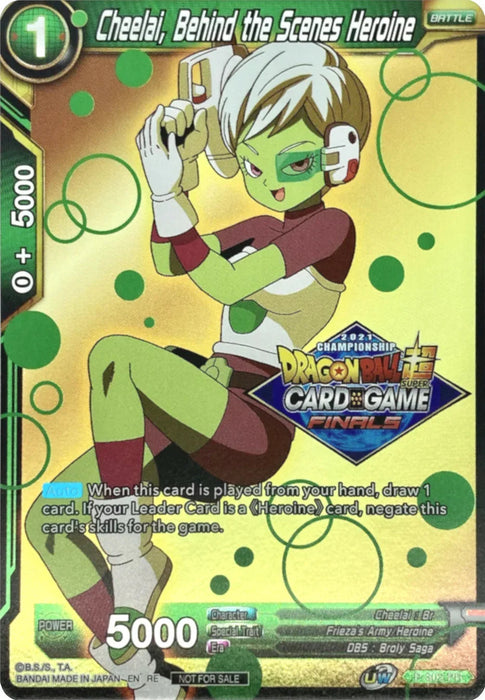 Cheelai, Behind the Scenes Heroine (2021 Tournament Pack Vault Set) (P-302) [Tournament Promotion Cards] - for just $0.20! 