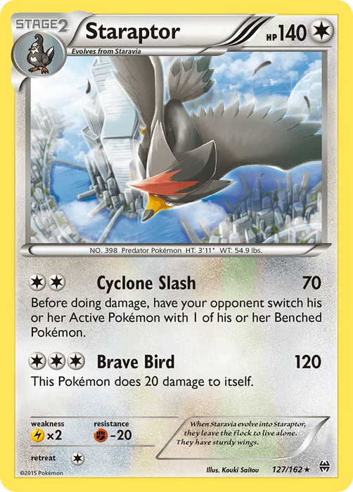 Staraptor (127/162) [XY: BREAKthrough] - for just $0.15! 