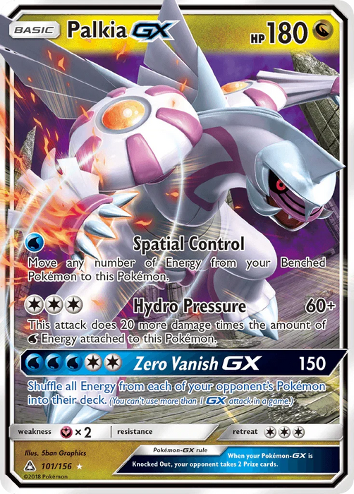 Palkia GX (101/156) [Sun & Moon: Ultra Prism] - for just $2.35! 