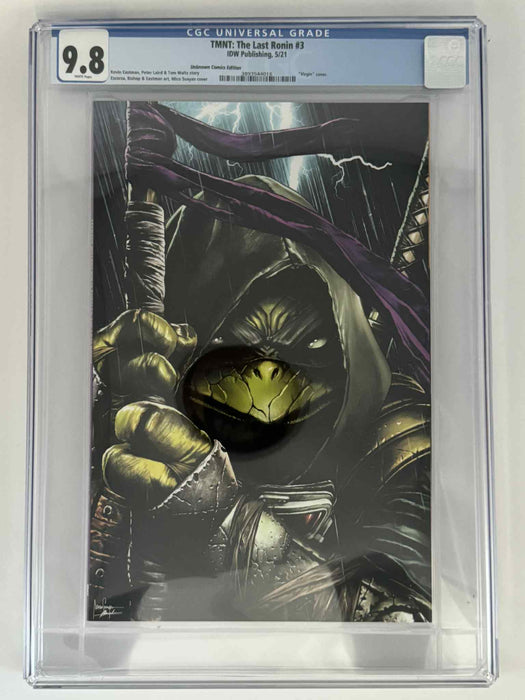 TMNT: The Last Ronin #3 CGC 9.8 Blue Label Suayan Exclusive Virgin Var - for just $150! 