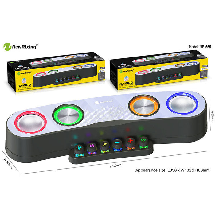 Desktop Colorful Gaming Bluetooth Speaker with LED - for just $110.80! 