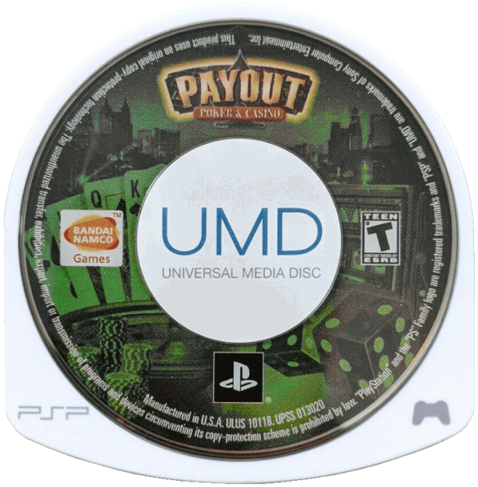 Payout Poker and Casino – PlayStation Portable (PSP) - for just $11.99! 