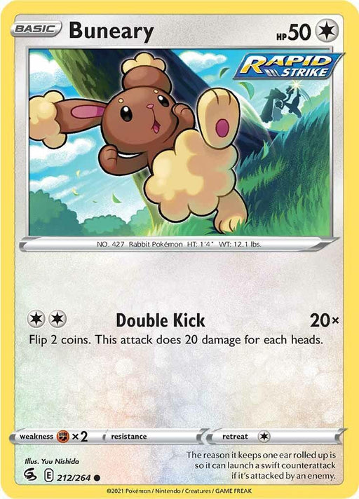Buneary (212/264) [Sword & Shield: Fusion Strike] - for just $0.10! 