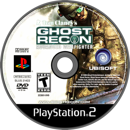 Tom Clancy's Ghost Recon: Advanced Warfighter – PlayStation 2 (PS2) - for just $5.99! 