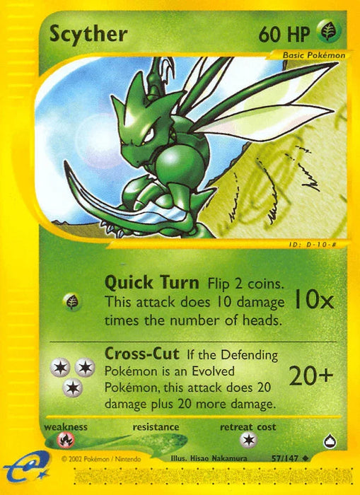 Scyther (57/147) [Aquapolis] - for just $9.45! 