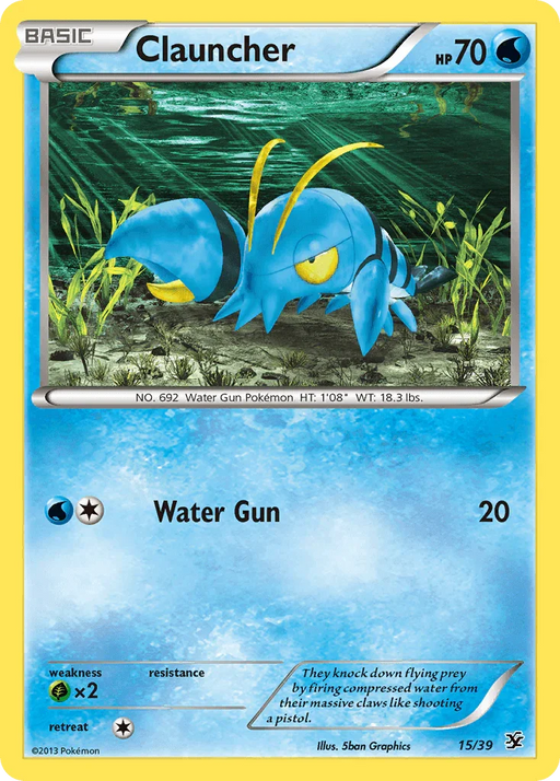 Clauncher (15/39) [XY: Kalos Starter Set] - for just $0.25! 