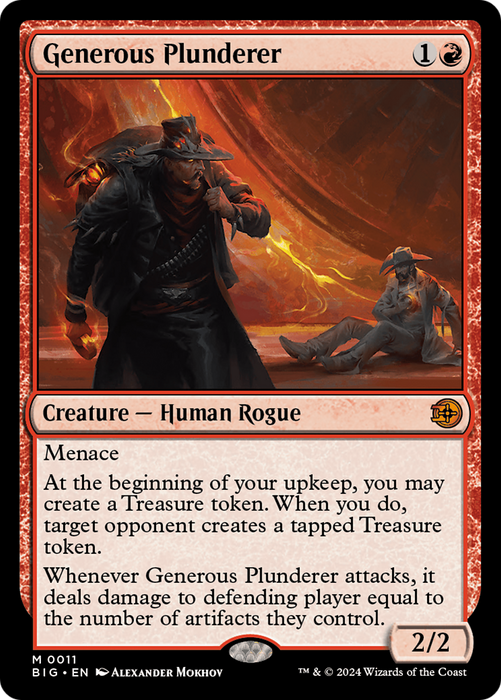 Generous Plunderer (BIG-011) - The Big Score - for just $4.15! 