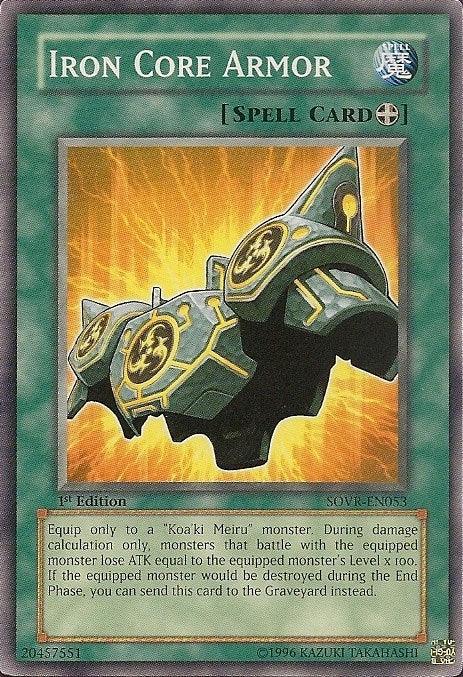Iron Core Armor [SOVR-EN053] Common - for just $0.10! 