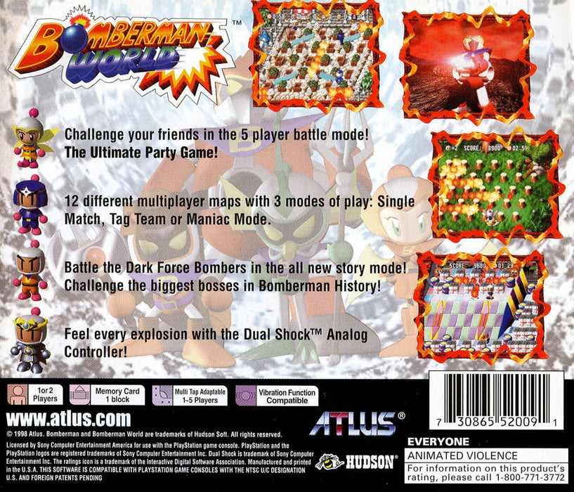 Bomberman World – PlayStation 1 (PS1) - for just $0! 