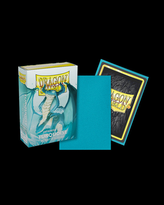 Dragon Shield: Japanese Size 60ct Sleeves - Turquoise (Matte) - Just $0! Shop now at Retro Gaming of Denver