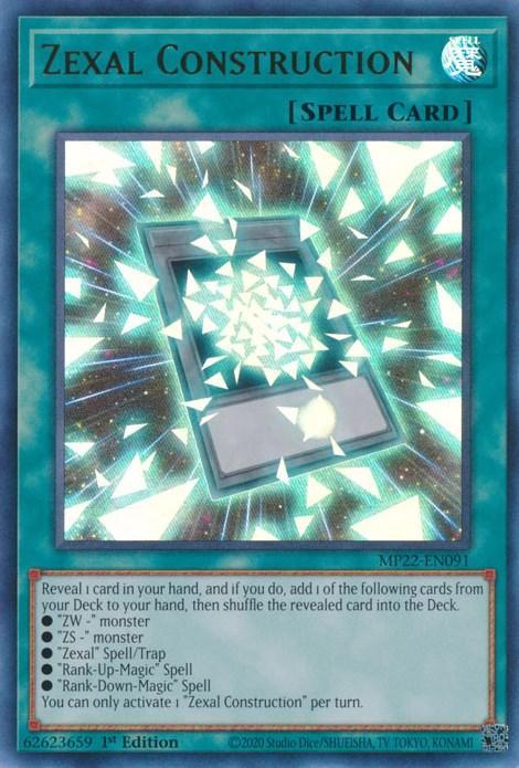 Zexal Construction [MP22-EN091] Ultra Rare - for just $0.10! 