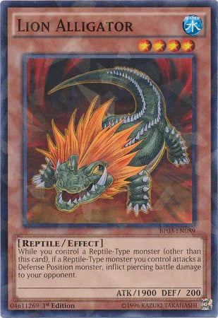 Lion Alligator [BP03-EN089] Shatterfoil Rare - for just $0.10! 