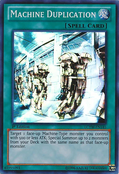 Machine Duplication [LCYW-EN145] Super Rare - for just $0.40! 