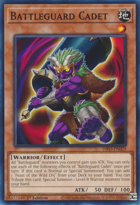 Battleguard Cadet [DIFO-EN025] Common - for just $0.10! 