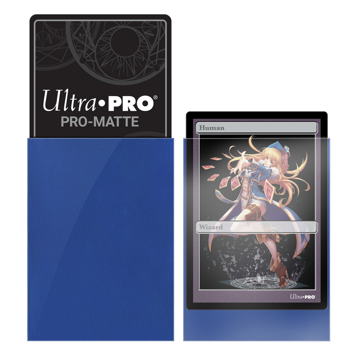 Ultra PRO: Small 60ct Sleeves - PRO-Matte (Blue) - Just $0! Shop now at Retro Gaming of Denver