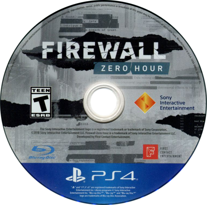 Firewall Zero Hour – PlayStation 4 (PS4) - for just $8.99! 