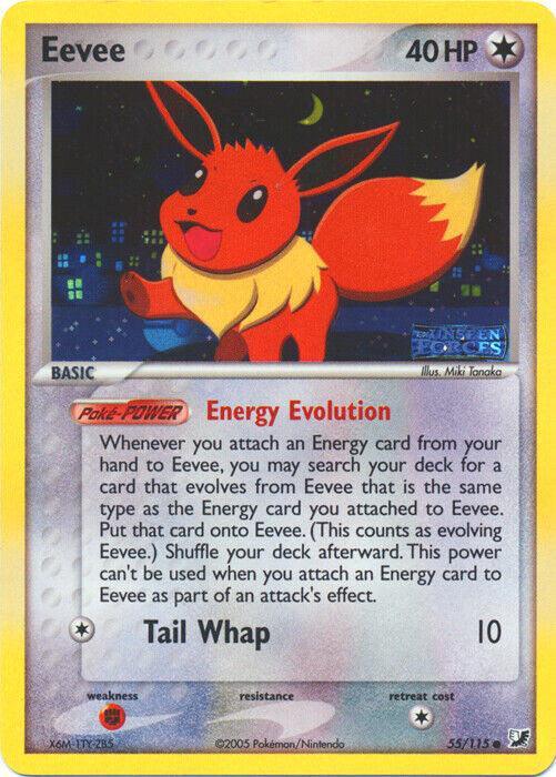 Eevee (55/115) (Stamped) [EX: Unseen Forces] - for just $18! 