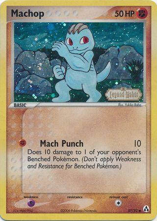 Machop (57/92) (Stamped) [EX: Legend Maker] - for just $19.30! 