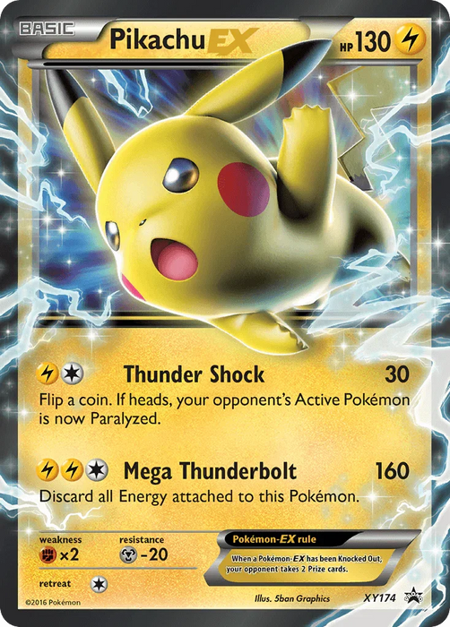 Pikachu EX (XY174) [XY: Black Star Promos] - for just $9.15! 