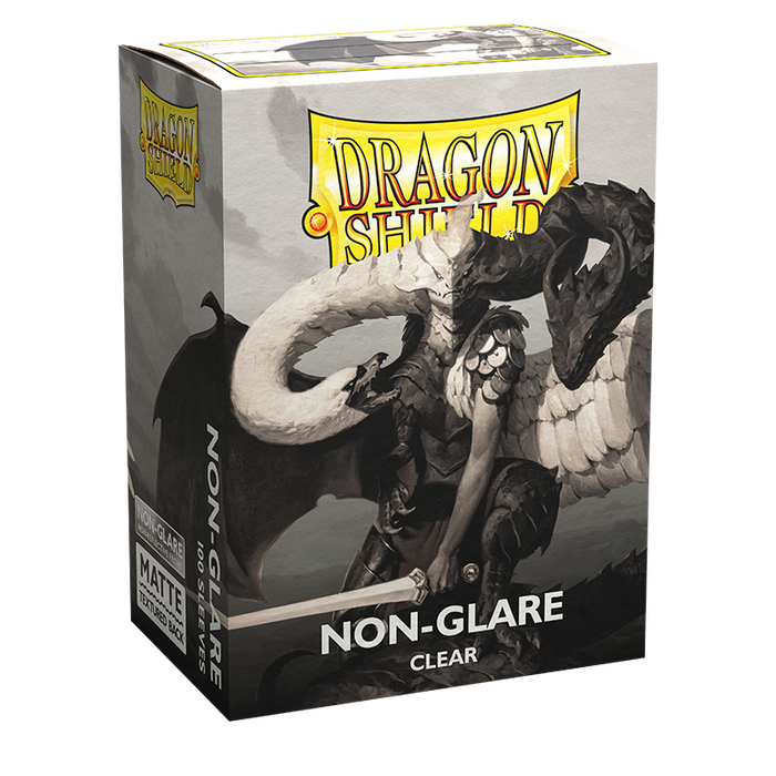 Dragon Shield: Standard 100ct Sleeves - Clear (Non-Glare Matte) - Just $9.95! Shop now at Retro Gaming of Denver