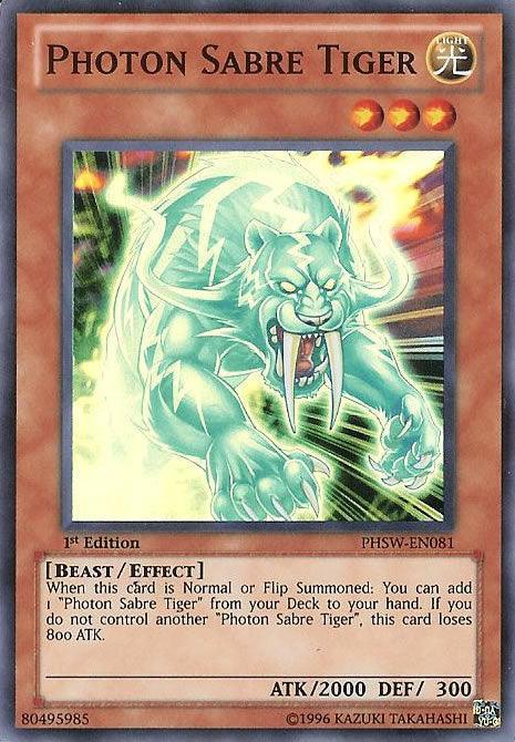 Photon Sabre Tiger [PHSW-EN081] Super Rare - for just $0.20! 