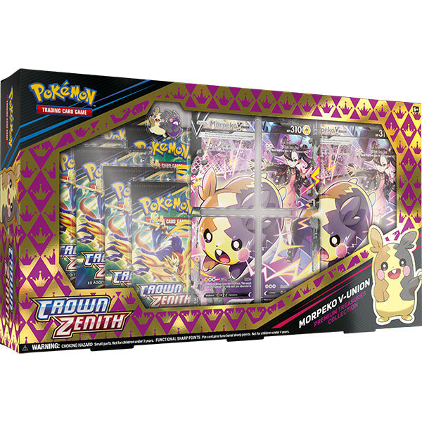 Pokemon: Crown Zenith Premium Treasure Collection - Morpeko V-UNION - for just $59.99! 