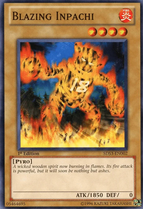 Blazing Inpachi [5DS3-EN002] Common - for just $0.20! 