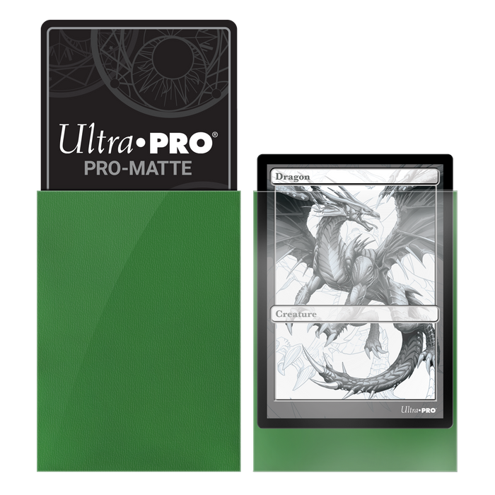 Ultra PRO: Standard 50ct Sleeves - PRO-Matte (Green) - Just $0! Shop now at Retro Gaming of Denver