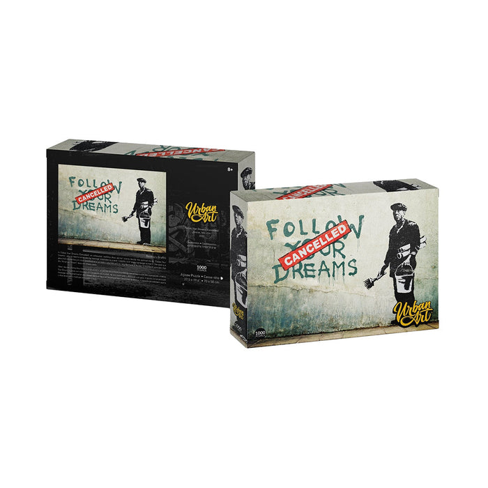 Urban Art Graffiti - Banksy Follow Your Dreams - for just $19.99! 