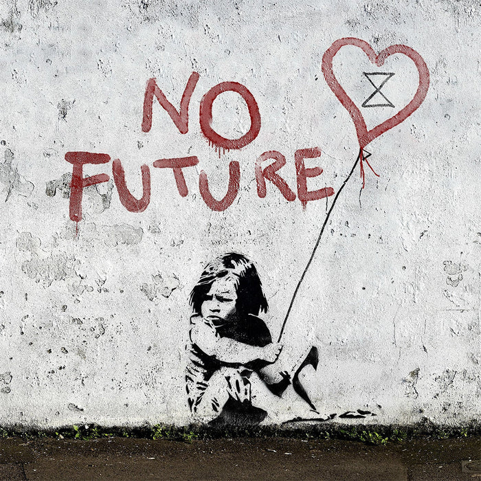 Urban Art Graffiti - Banksy No Future - for just $19.99! 