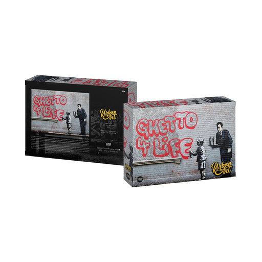 Urban Art Graffiti - Banksy Ghetto 4 Life - for just $19.99! 