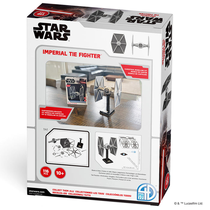 4D Paper Model Kit: Star Wars TIE Fighter TIE/LN - for just $34.99! 