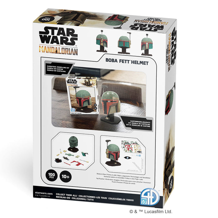 4D Paper Model Kit: Star Wars Boba Fett Helmet Style #1 - for just $34.99! 